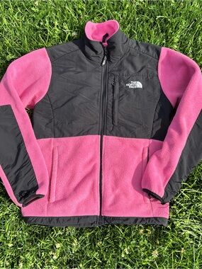 The North Face Black and Pink Women’s Fleece Jacket